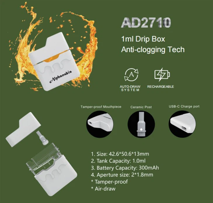 Drip Box Disposable With Childproof Design